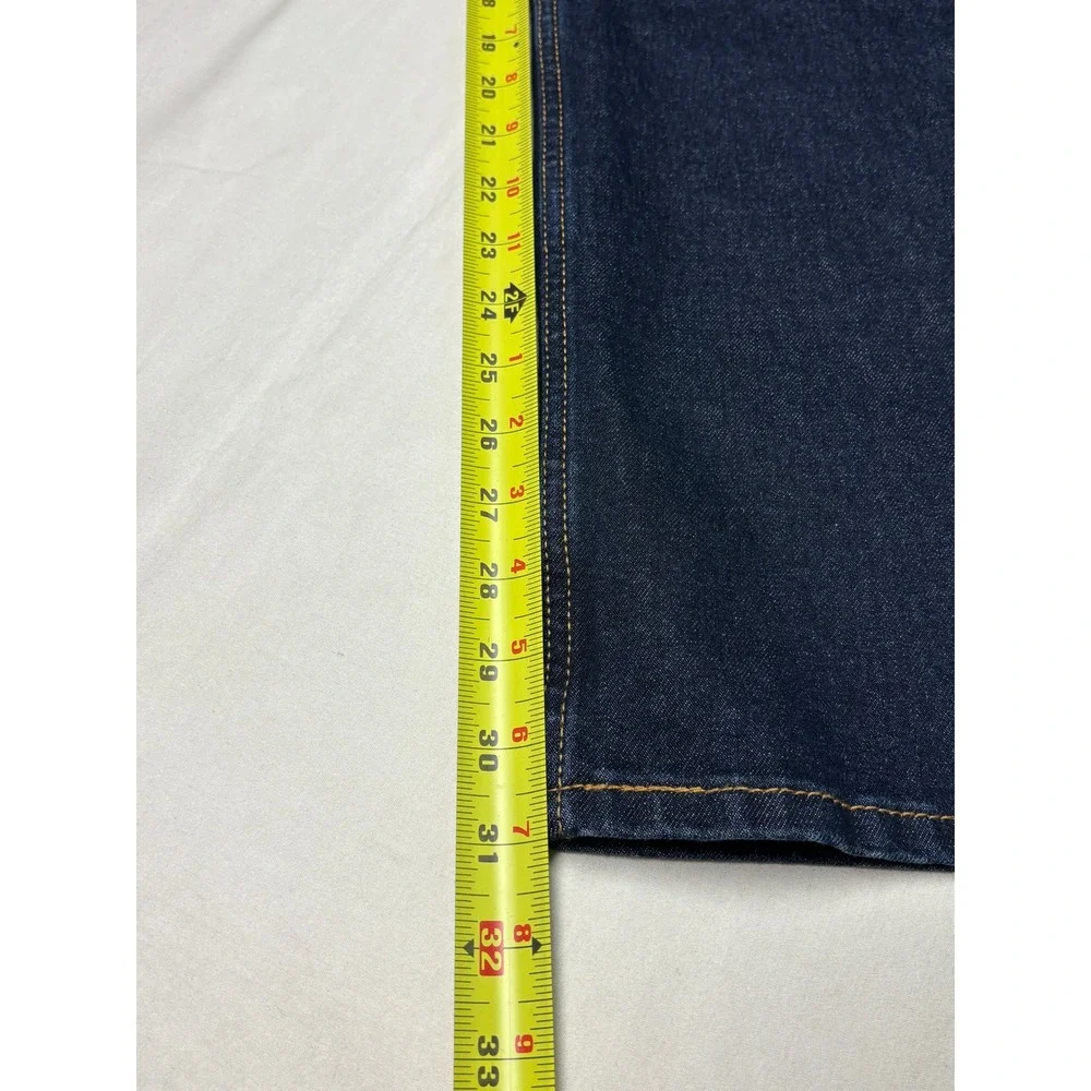 Levis 514 Straight Fit Mens Jeans Dark Wash Indigo Blue Denim W36‎ L32